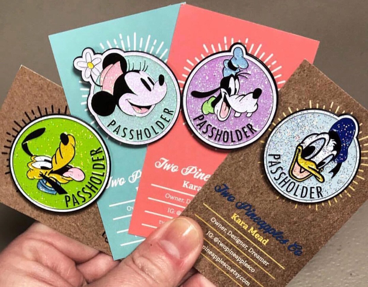 These Sparkly Passholder Pins are the Perfect Addition to your Parks