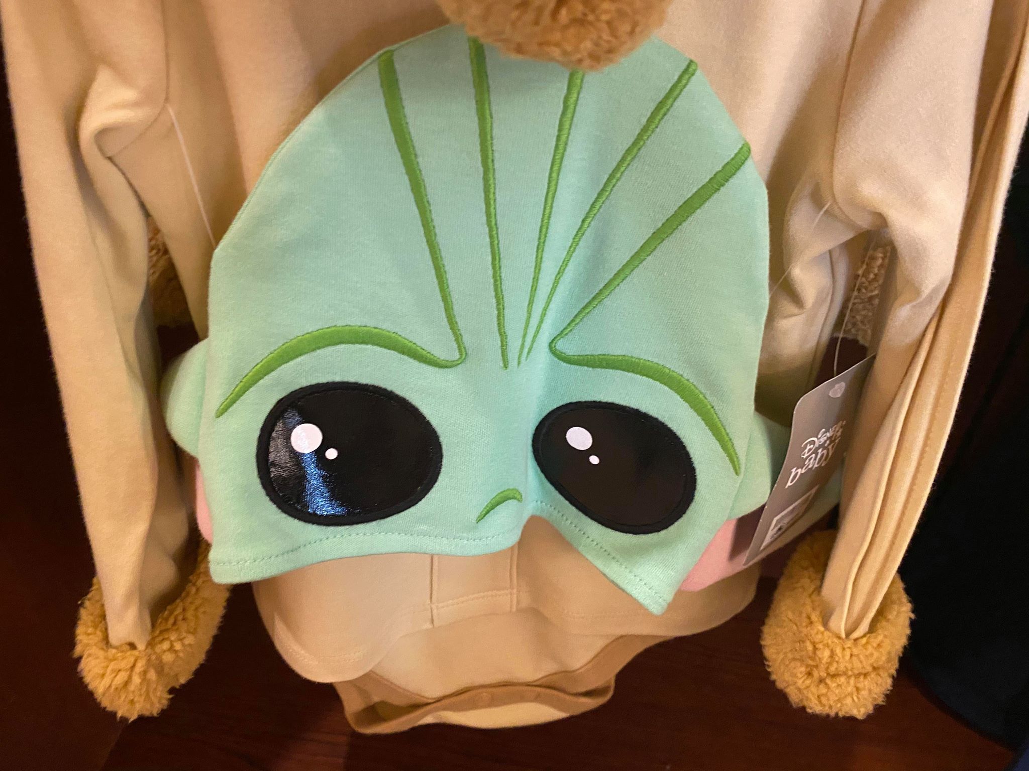 Baby  Yoda Hat for Baby Bodysuit