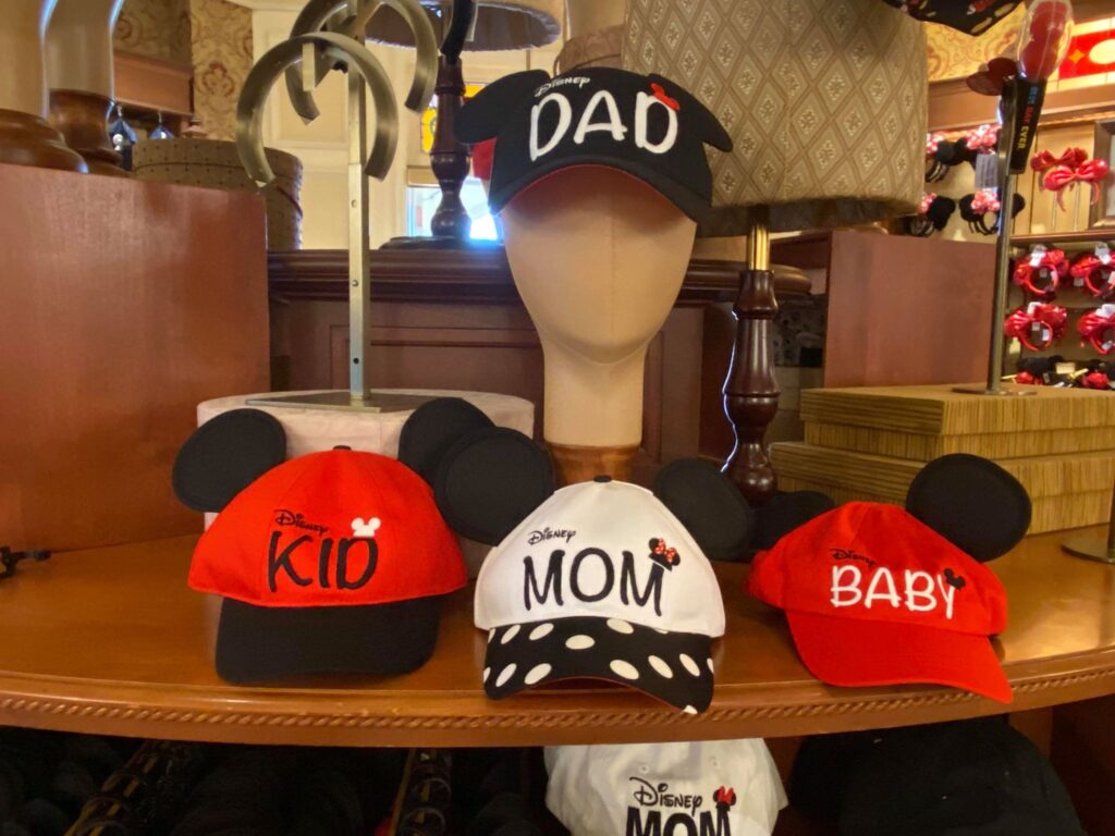 Matching store disney hats