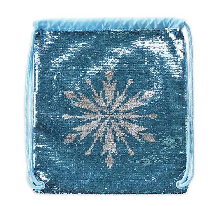 frozen sequin lunch bag