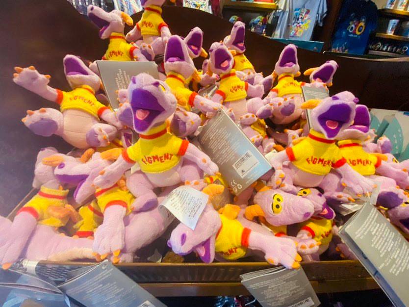 Figment plushes at Epcot