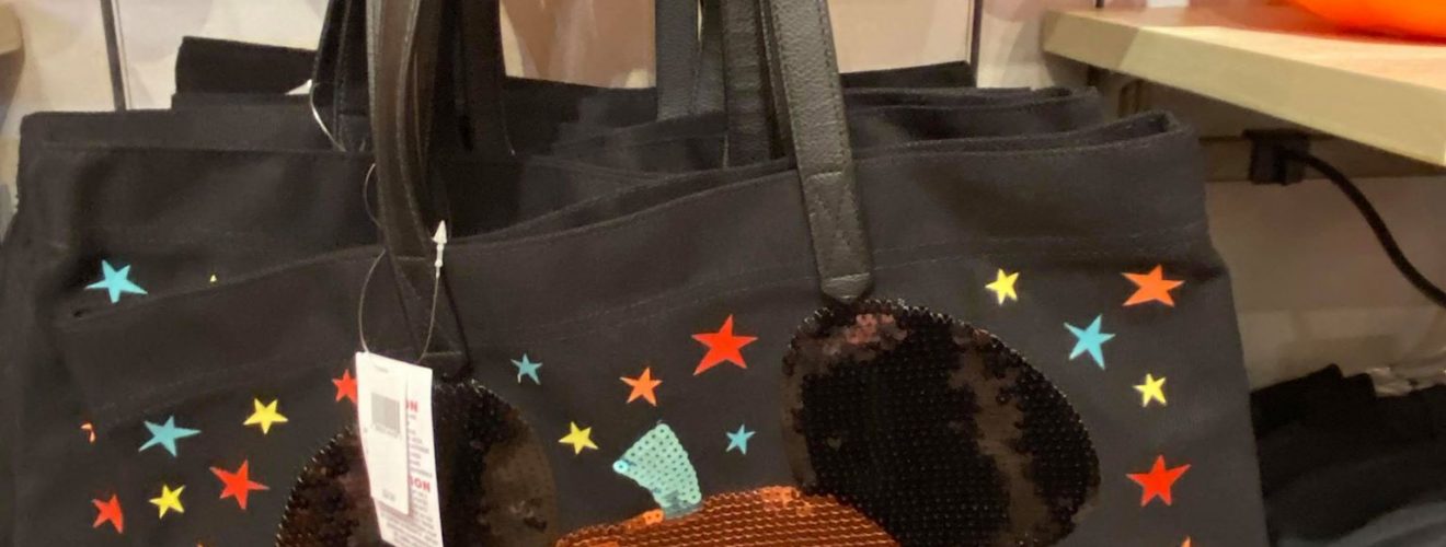 mickey pumpkin tote