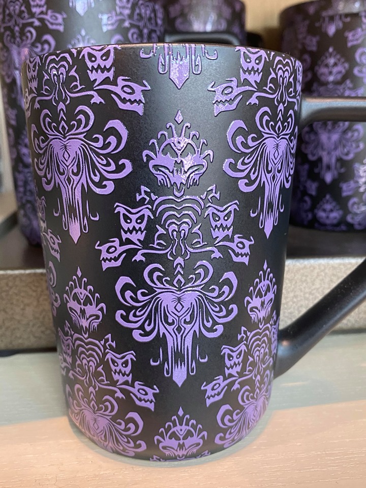 haunted mansion wallpaper mug
