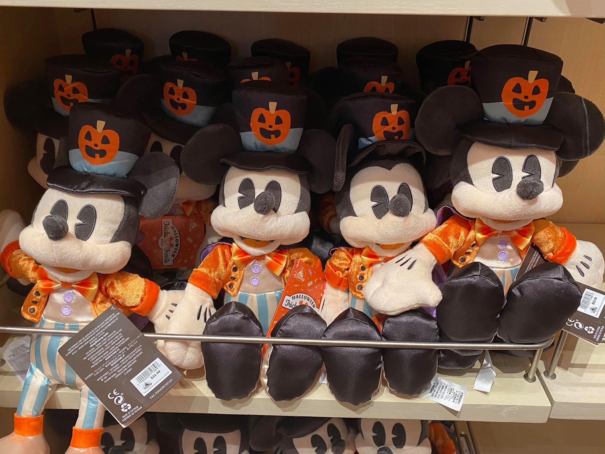 Mickey Halloween plush