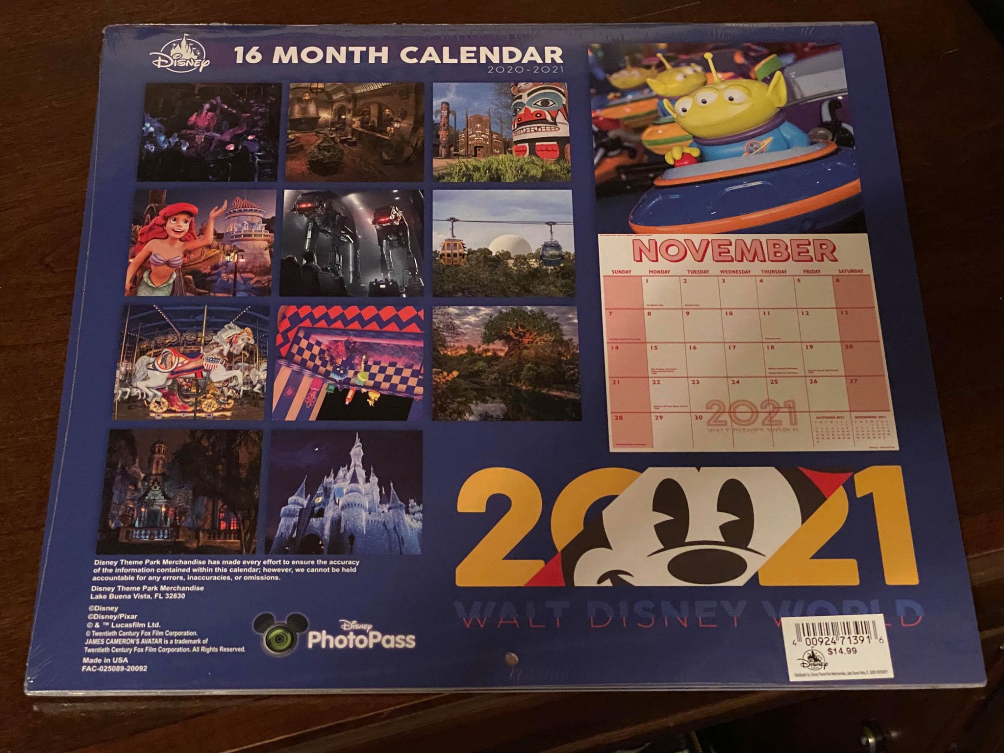 2021 16 month calendar mickey mouse