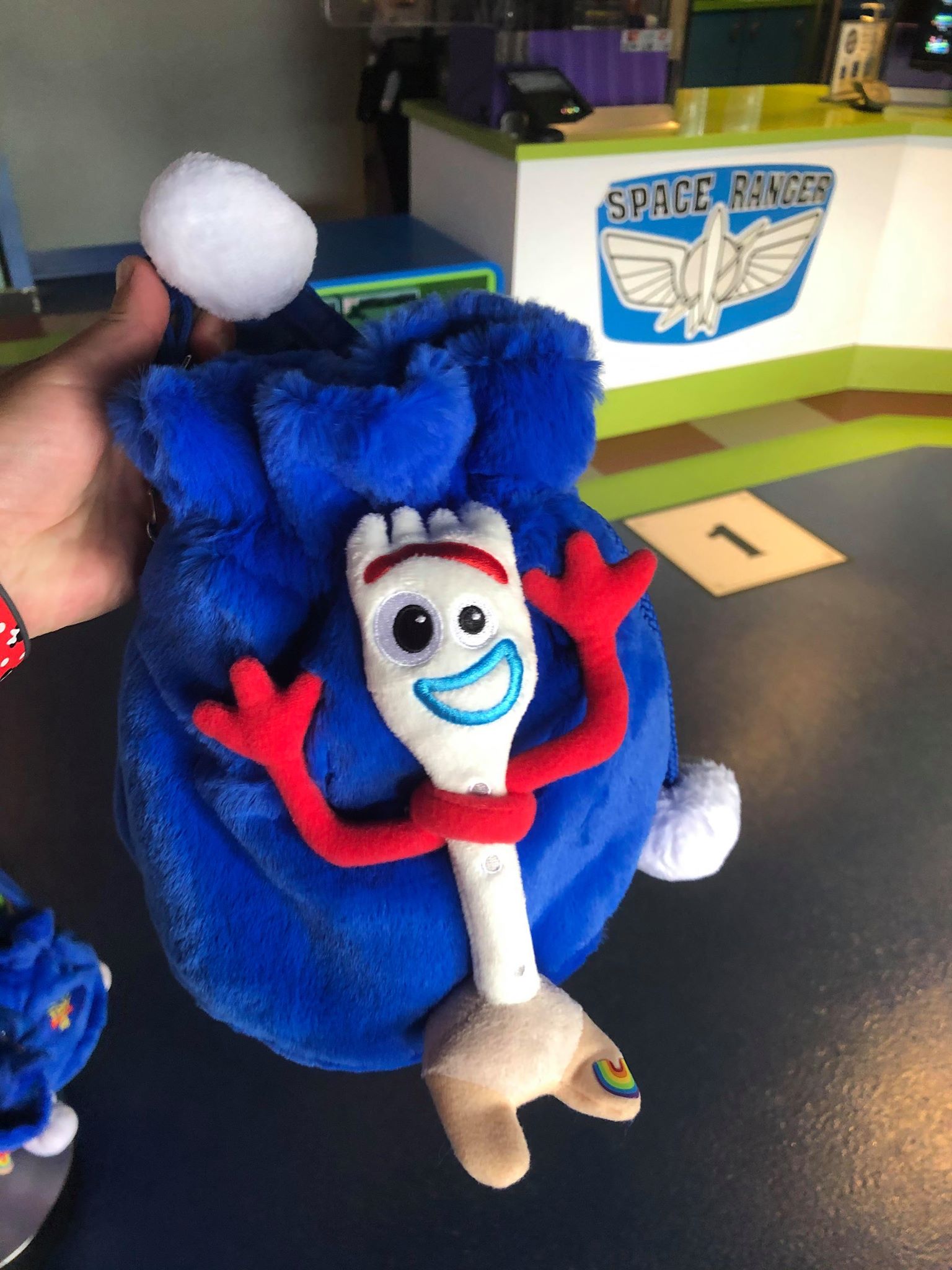 Forky plush bag