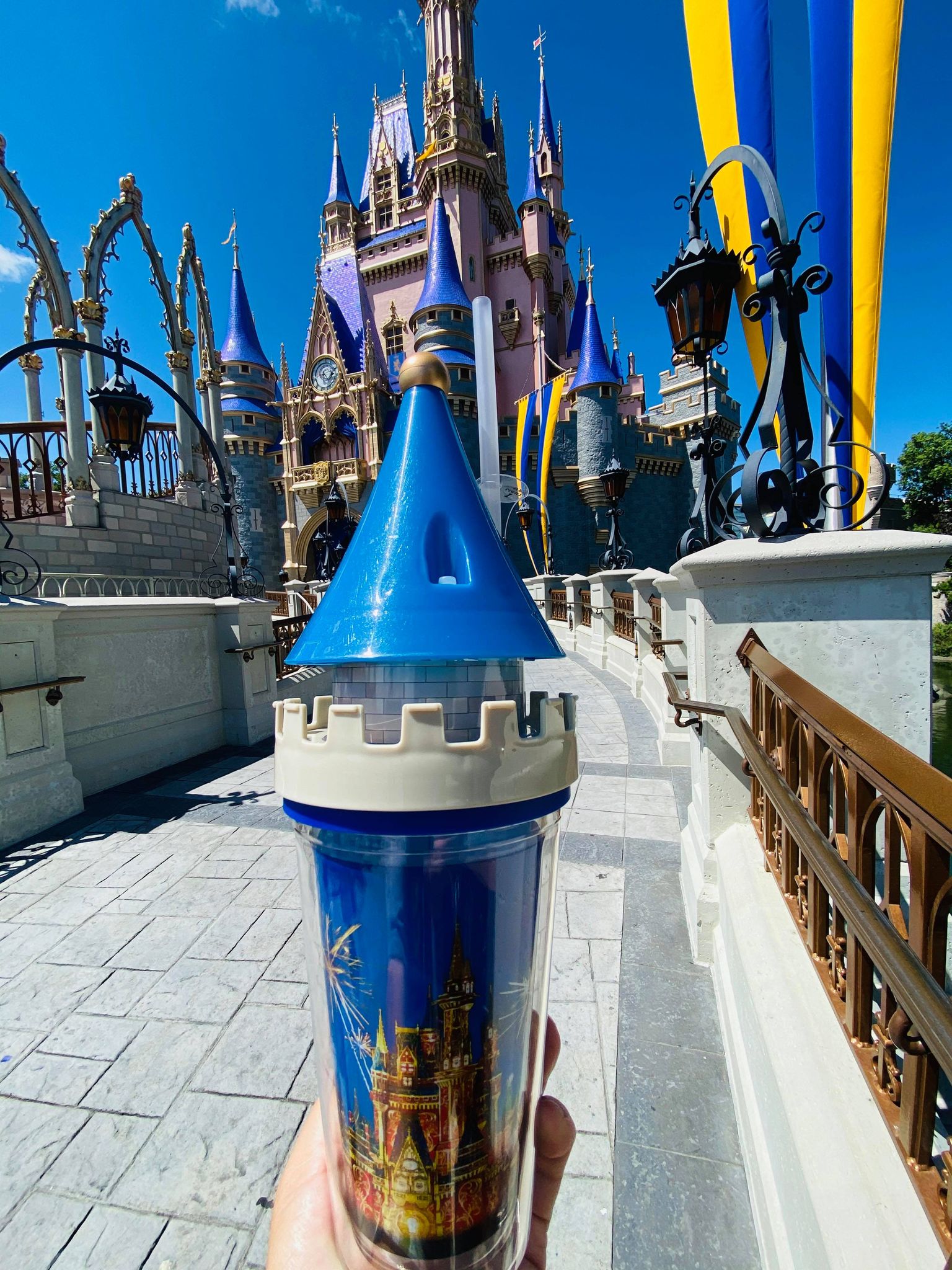 light up castle tumbler