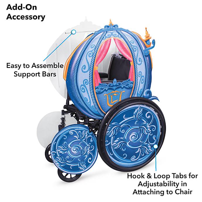 cinderella wheel chair cover