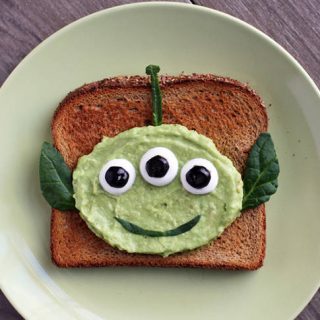 alien avocado toast
