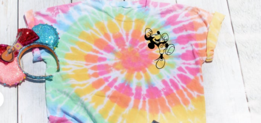 mickey tie dye tee
