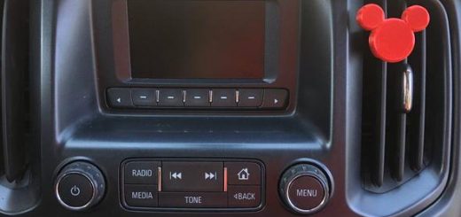 red mickey mask hanger