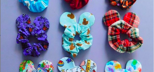 mouse ears scrunchies