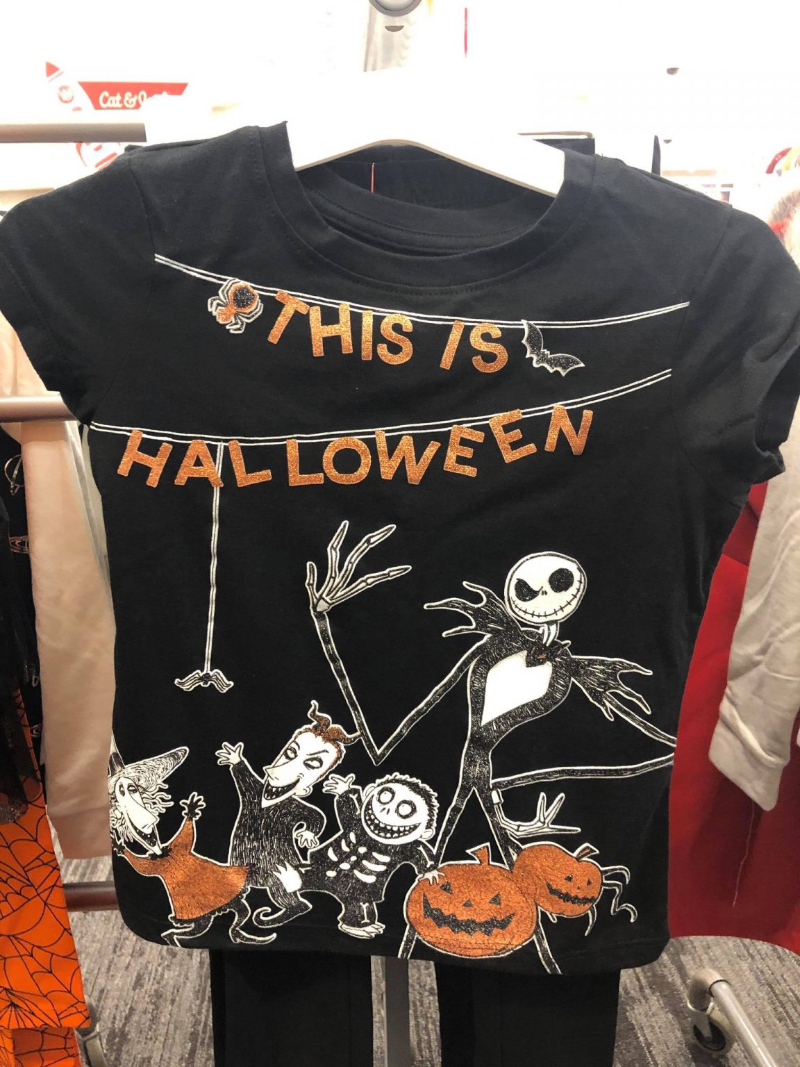 jack skellington sequin shirt