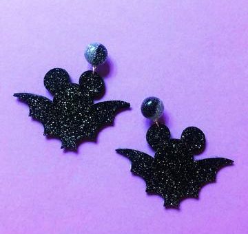 mickey bat earrings