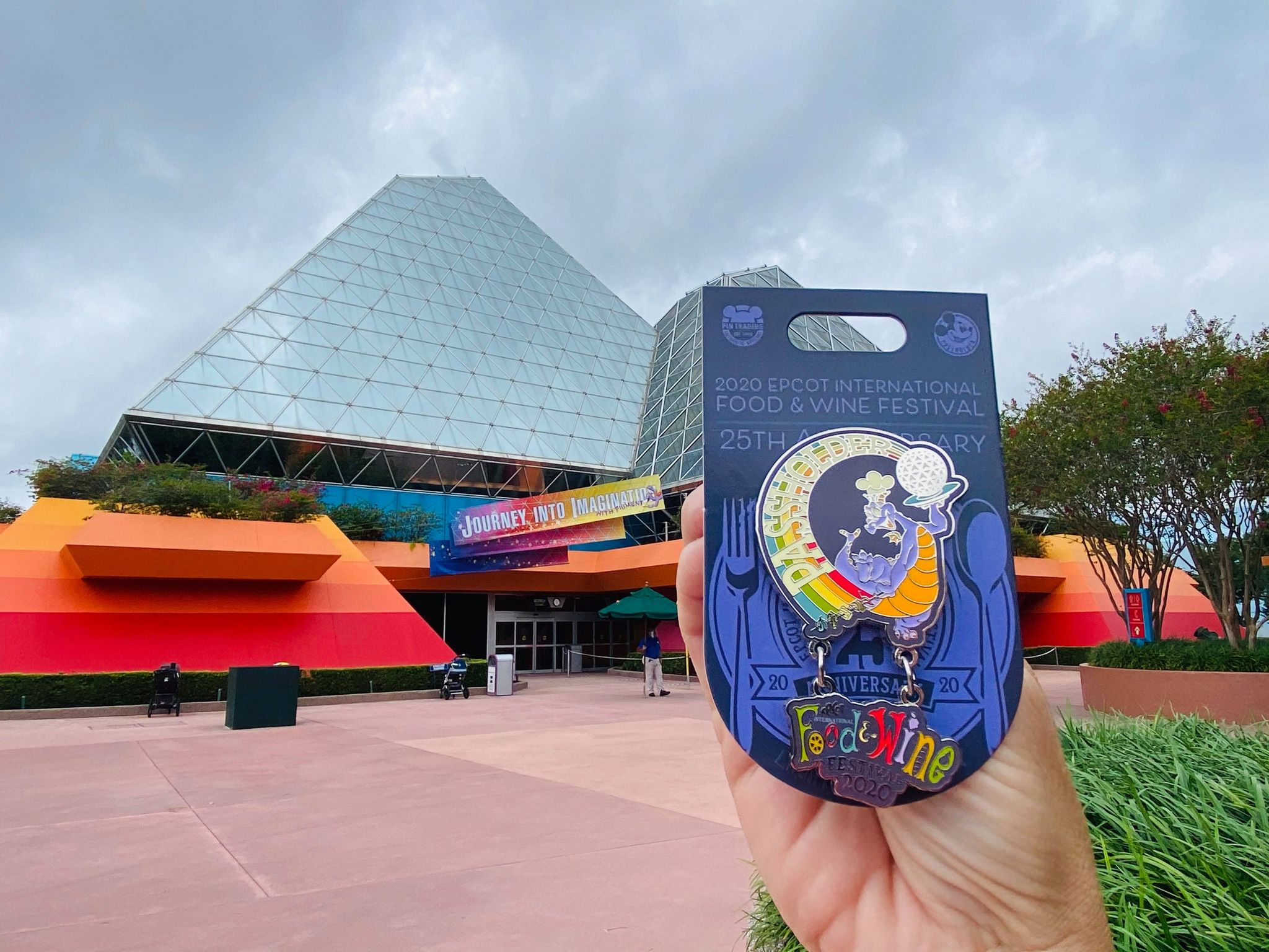 Epcot Food and Wine Festival Passholder Pin with Figment! - Disney