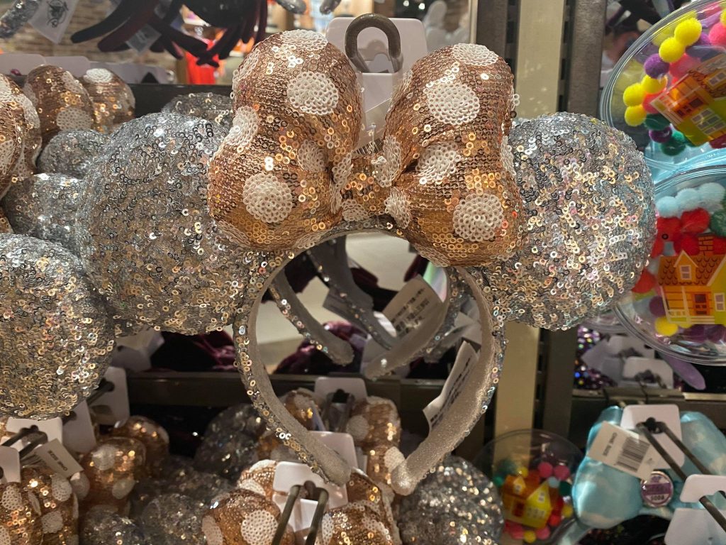 Shine and Sparkle with Silver and Gold Polka Dot Minnie Ears! - Disney  Fashion Blog