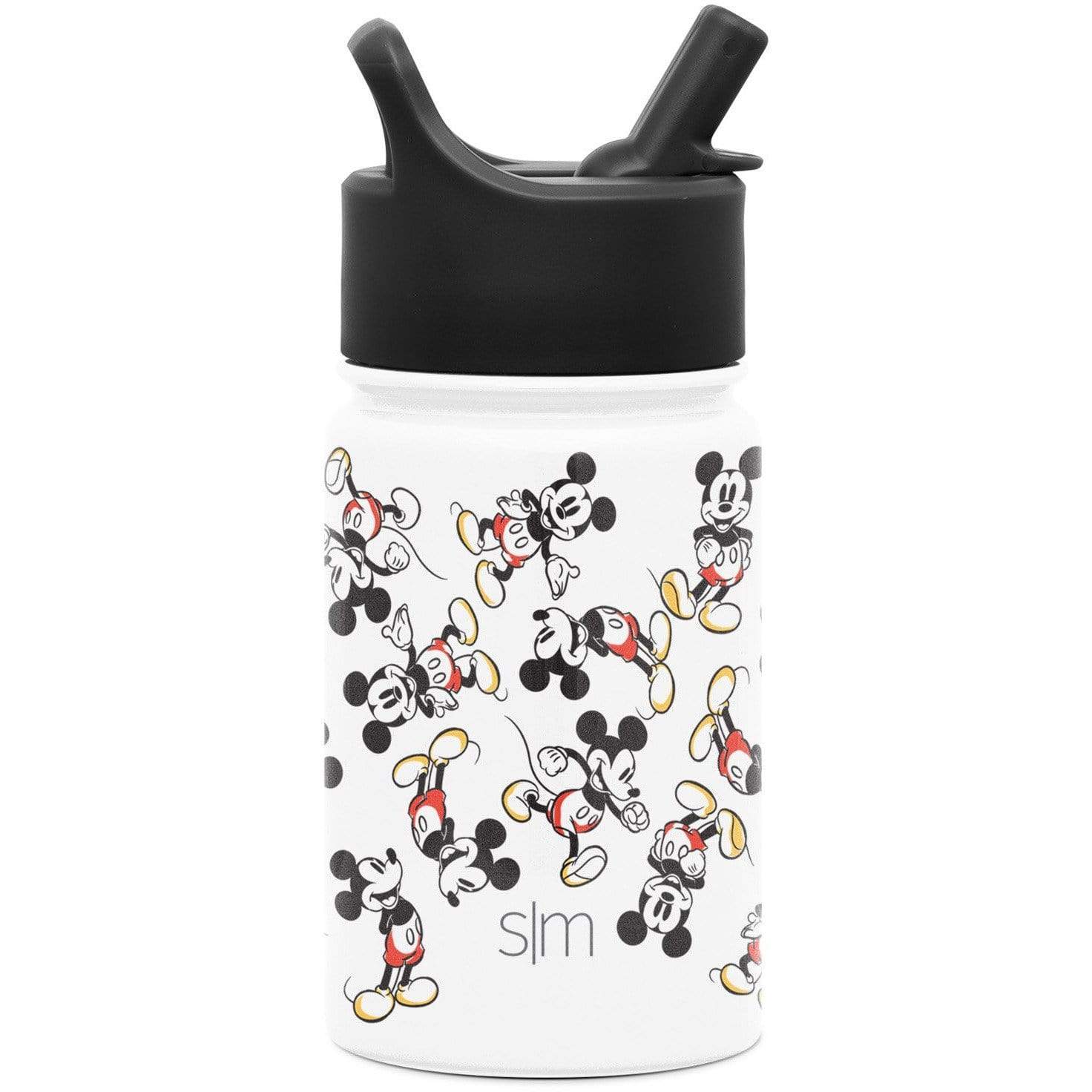 Simple Modern Disney Mickey Mouse 14oz Stainless Steel Summit Kids Water  Bottle with Straw - Simple Modern