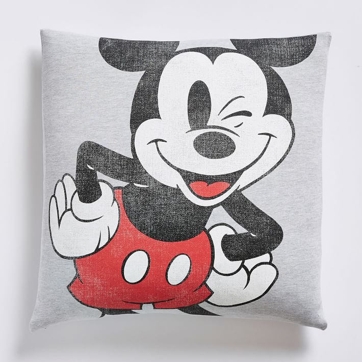 mickey jersey pillow cover