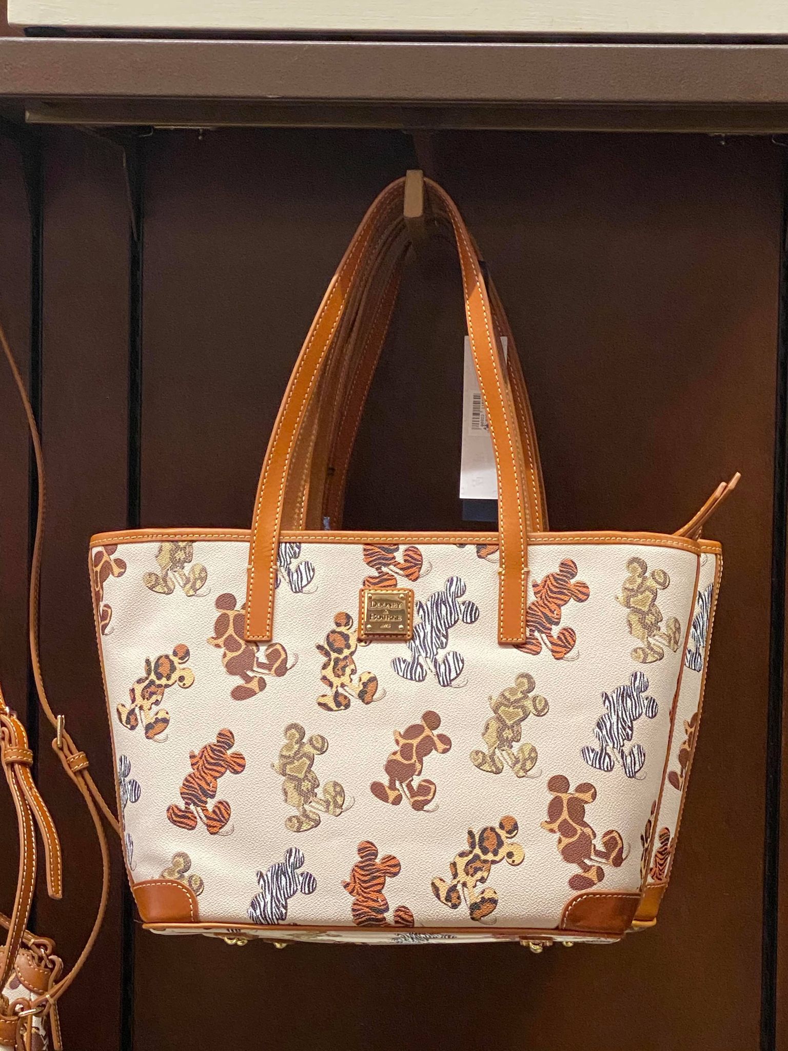 animal print mickey tote