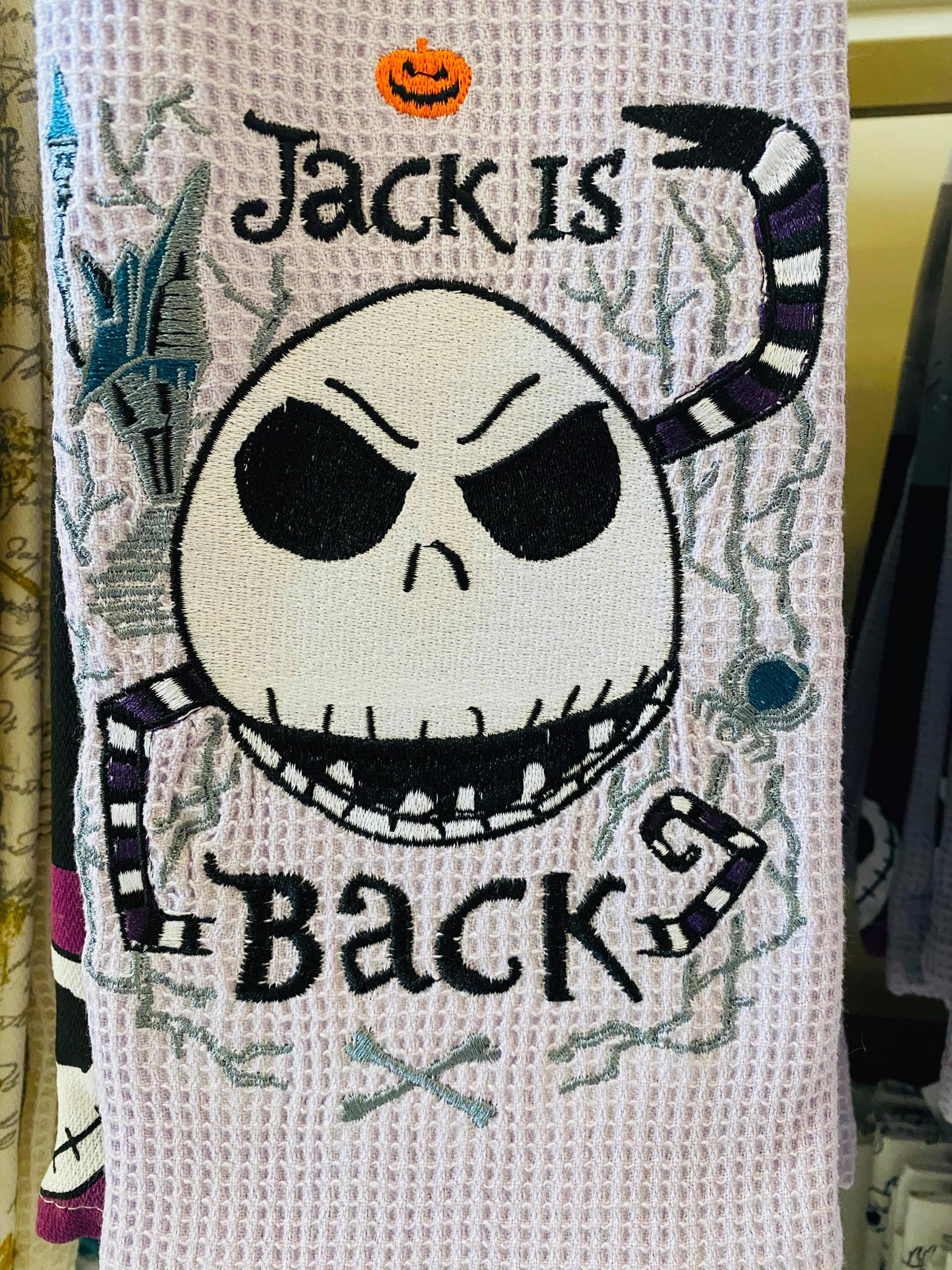 jack skellington towel