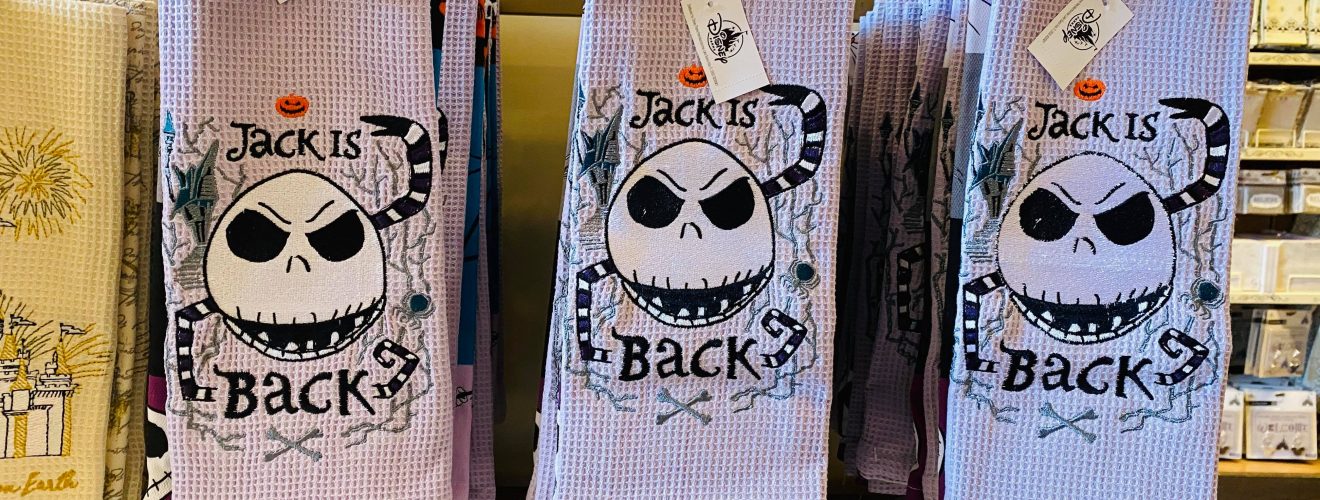 nightmare before christmas kitchen towel