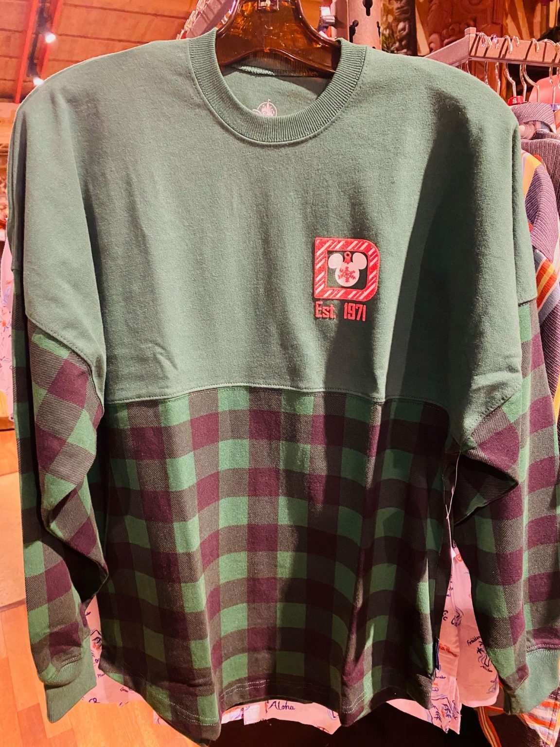 disney plaid spirit jersey