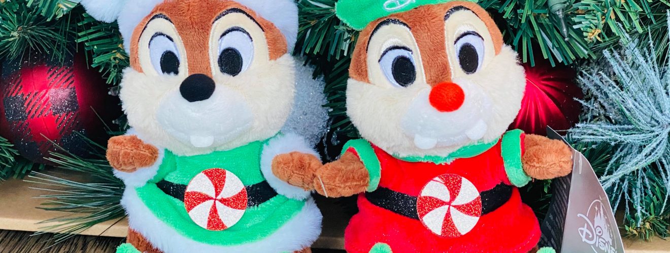 chip and dale holiday plush