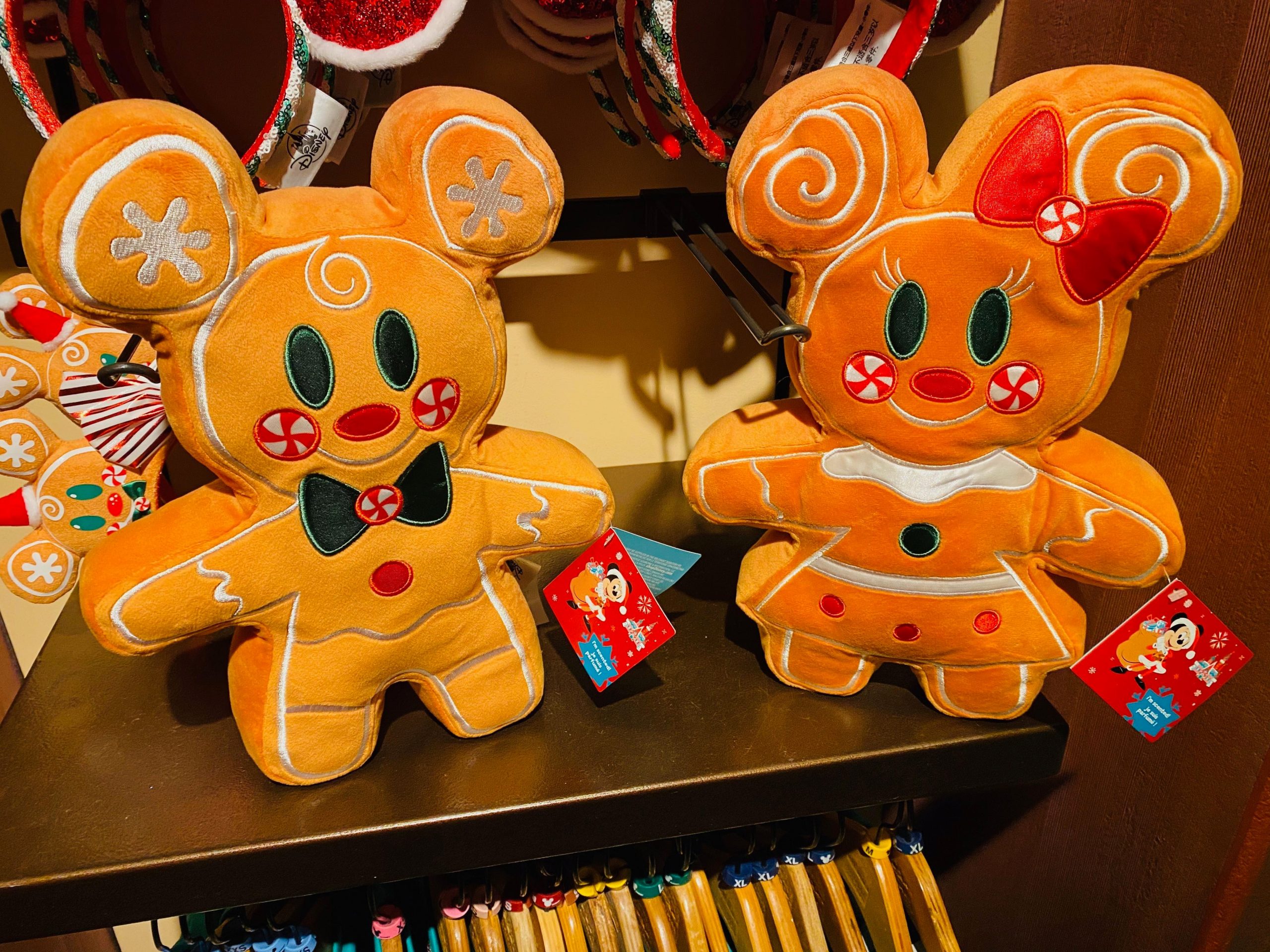 mickey mouse gingerbread plush 2020