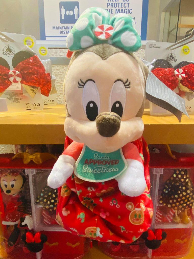 mickey and minnie christmas plush 2020