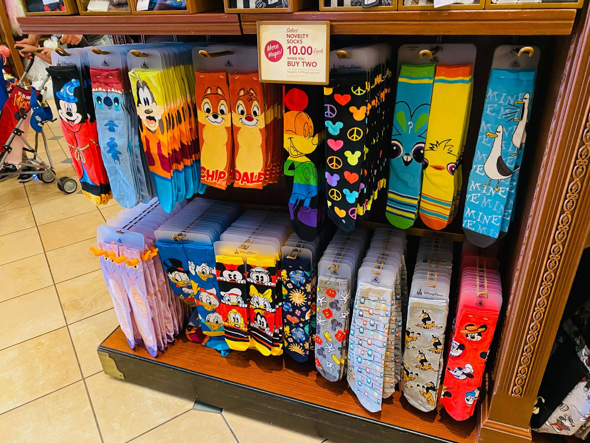 We Just Found Over TWO DOZEN New Disney Socks at Magic Kingdom Disney