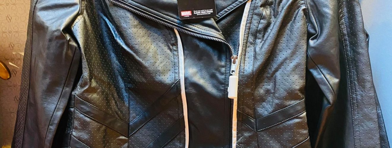 black widow leather jacket