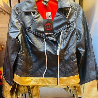 black widow leather jacket
