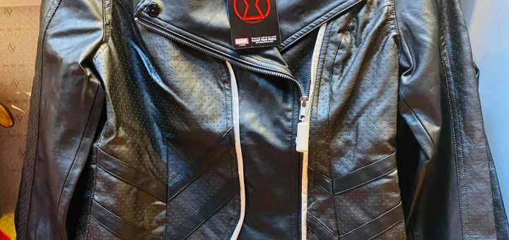 black widow leather jacket