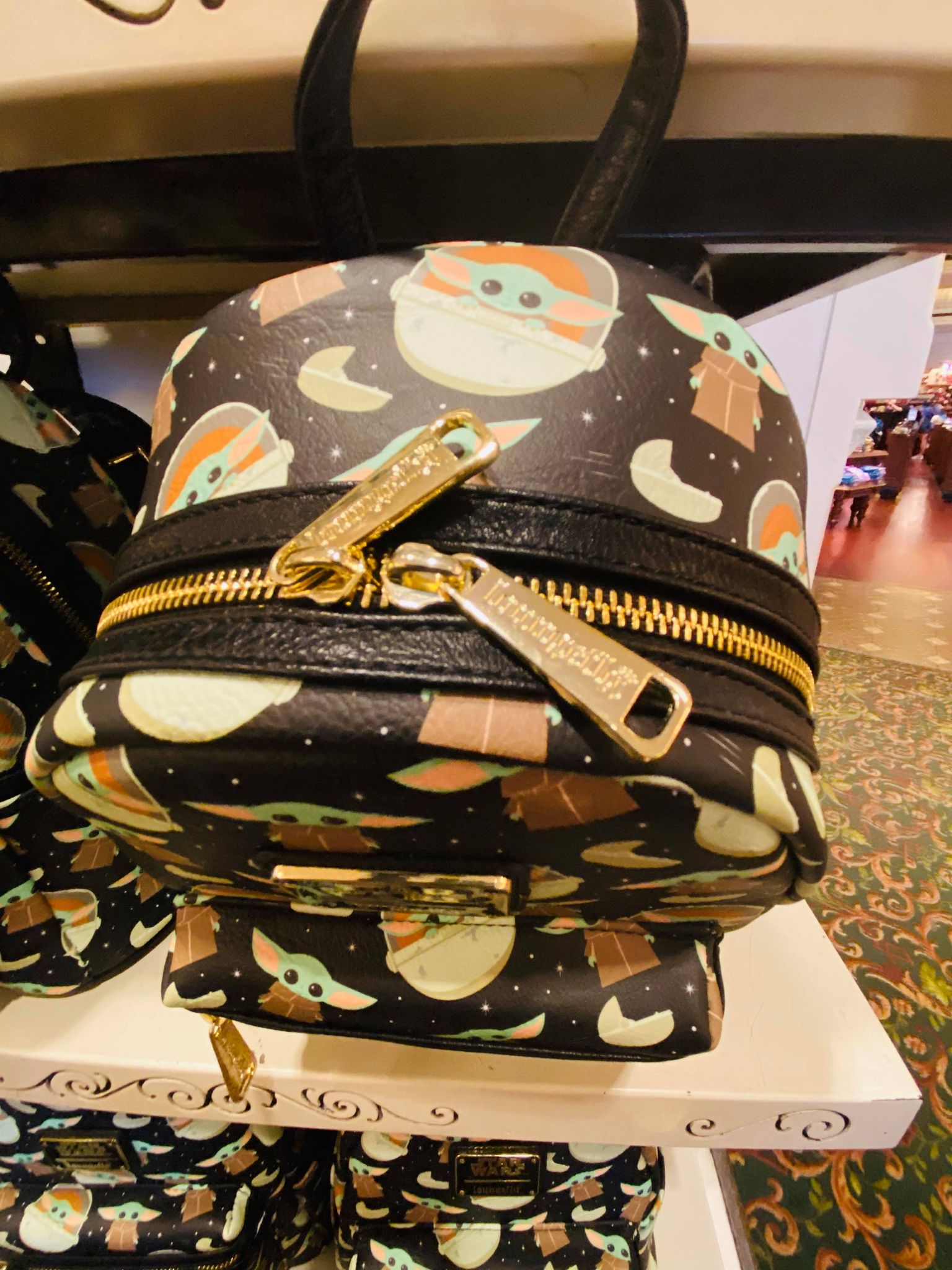 Bring Baby Yoda Along With The Child Loungefly Mini Backpack In Disney World The Disney Food Blog