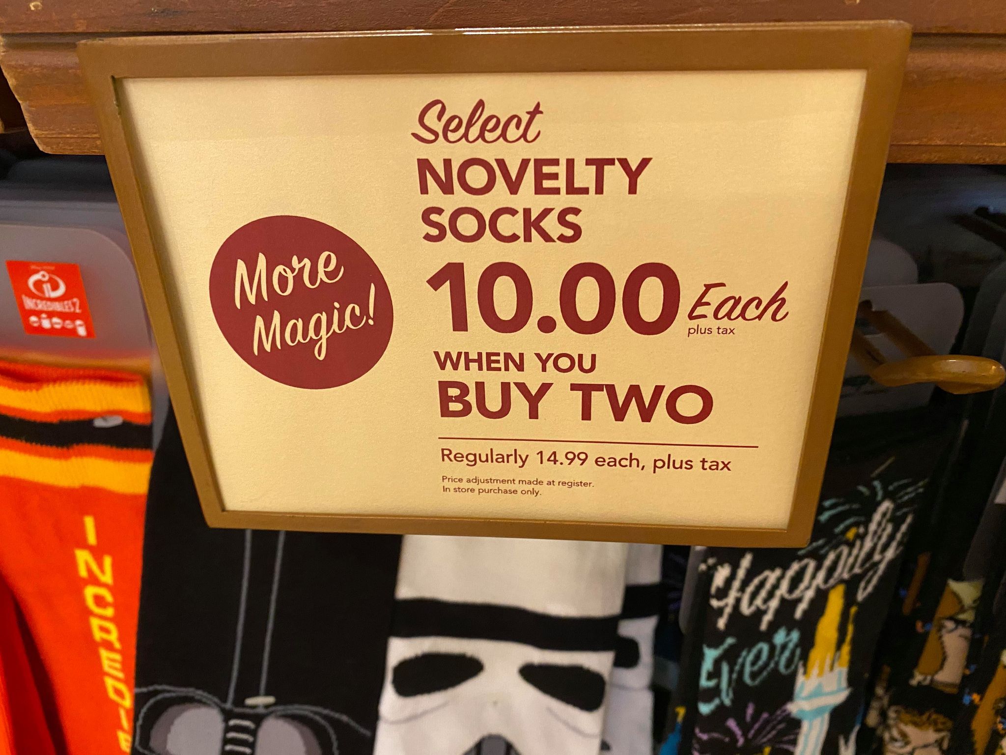 We Just Found Over TWO DOZEN New Disney Socks at Magic Kingdom Disney Fashion Blog