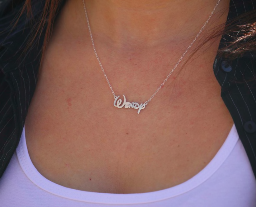 disney name necklace