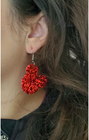 mickey dangle earrings