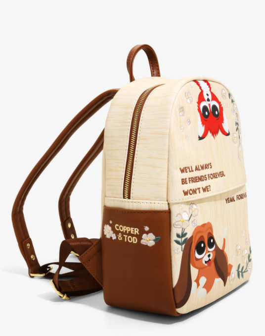 Boxlunch Exclusive Loungefly Disney The Fox and the Hound Mini Backpack IN HAND