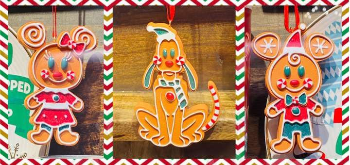Disney Inspired Christmas Mickey Gingerbread themed corkboard