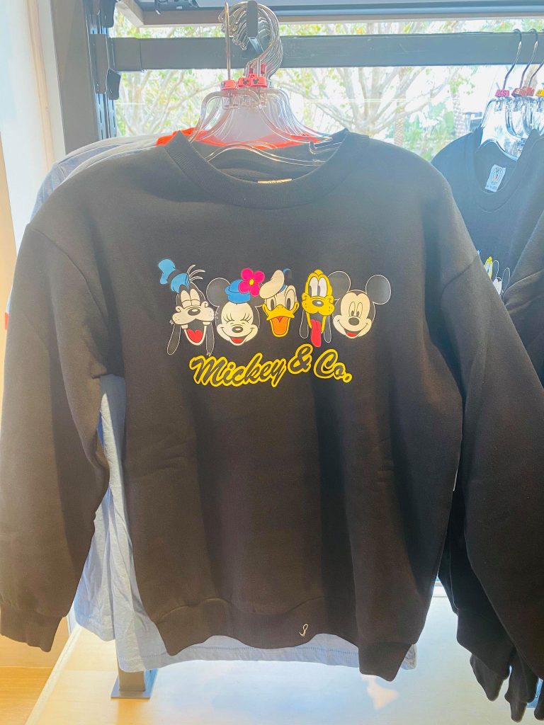 OH BOY! New Mickey Sweatshirts at the Disney Style Store in Disney ...