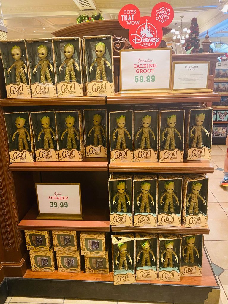 disney store interactive groot