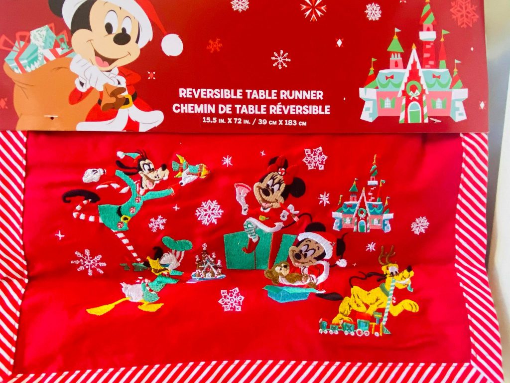 Festive Disney Christmas Table Runner! Disney Fashion Blog