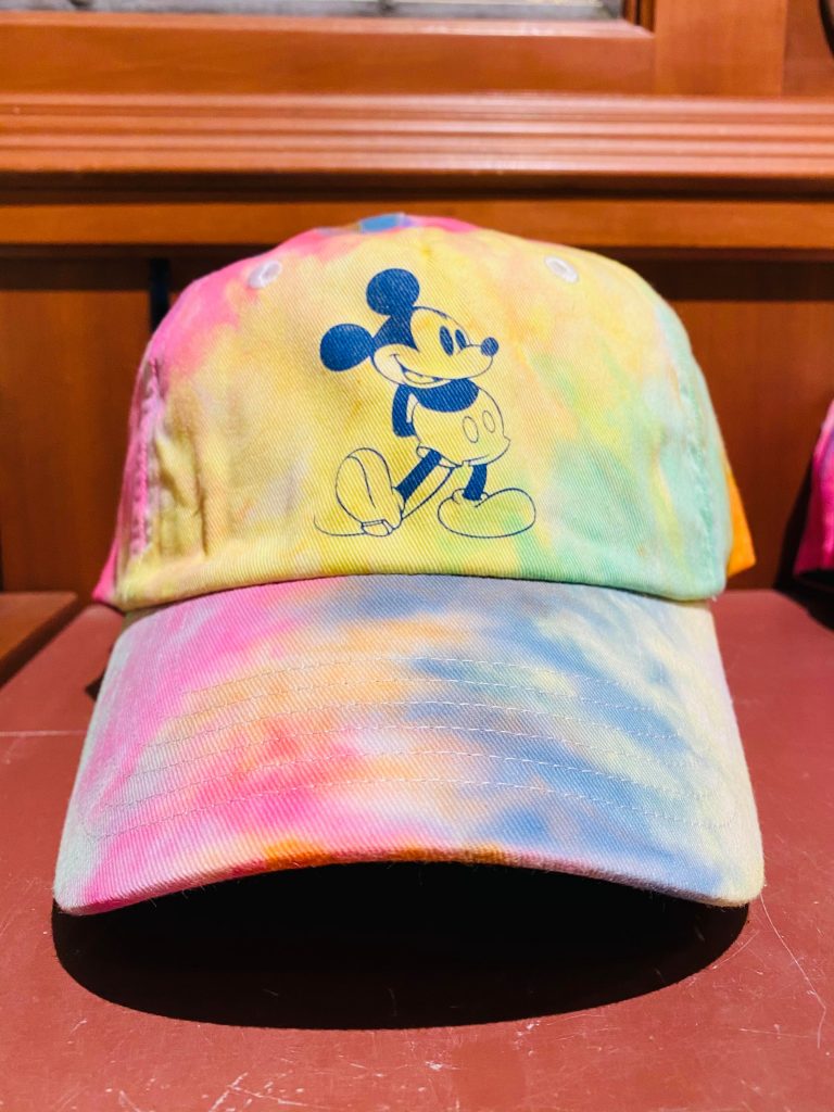 tie-dye mickey hat