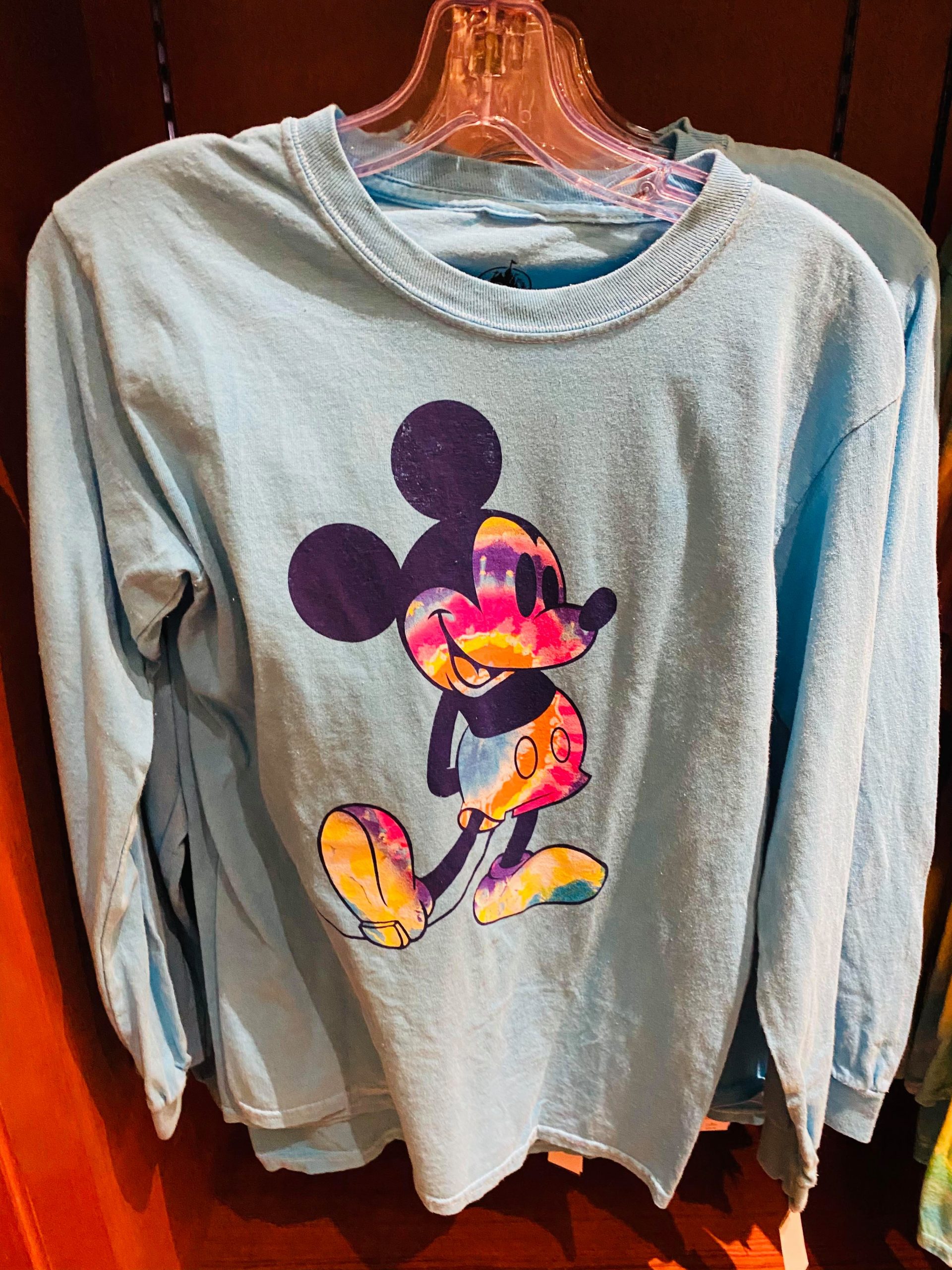 tie-dye mickey shirt