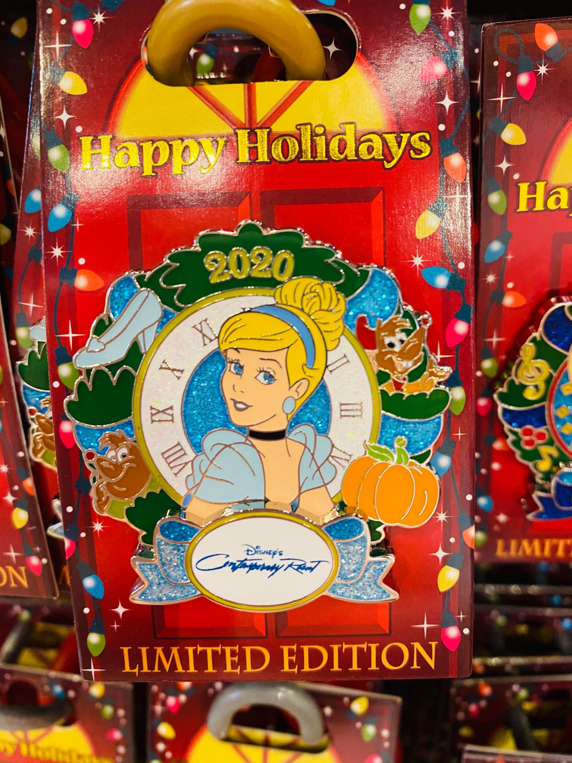 contemporary holiday pin