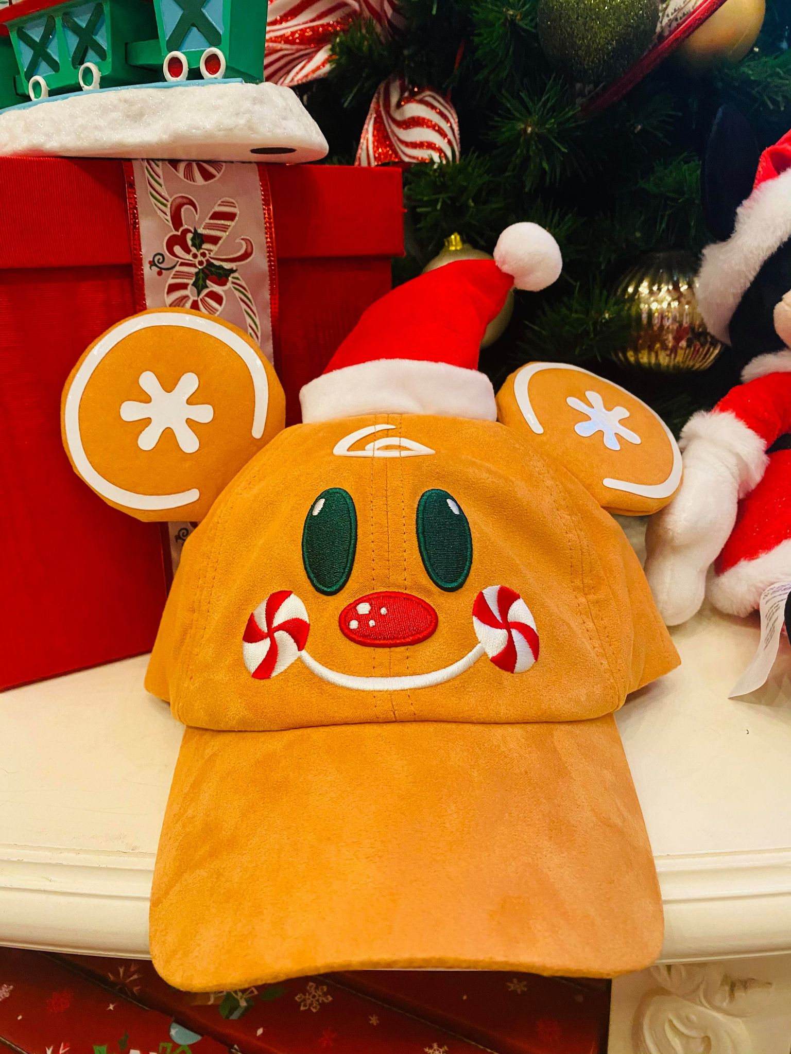Gingerbread mickey hat