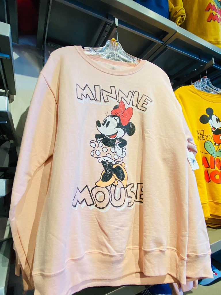 Vintage Pink Minnie Mouse Sweatshirt