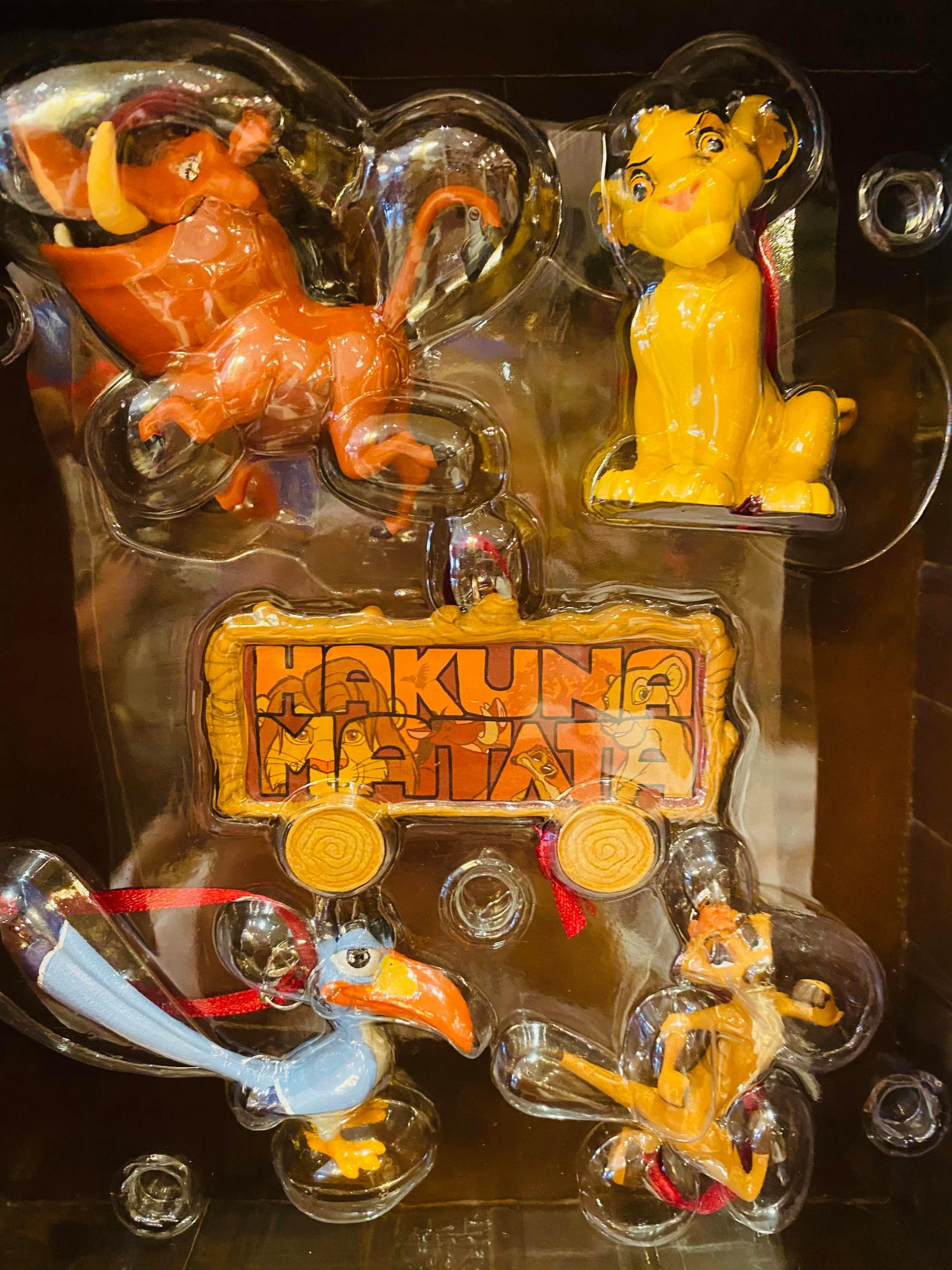 Lion King Ornament set upclose