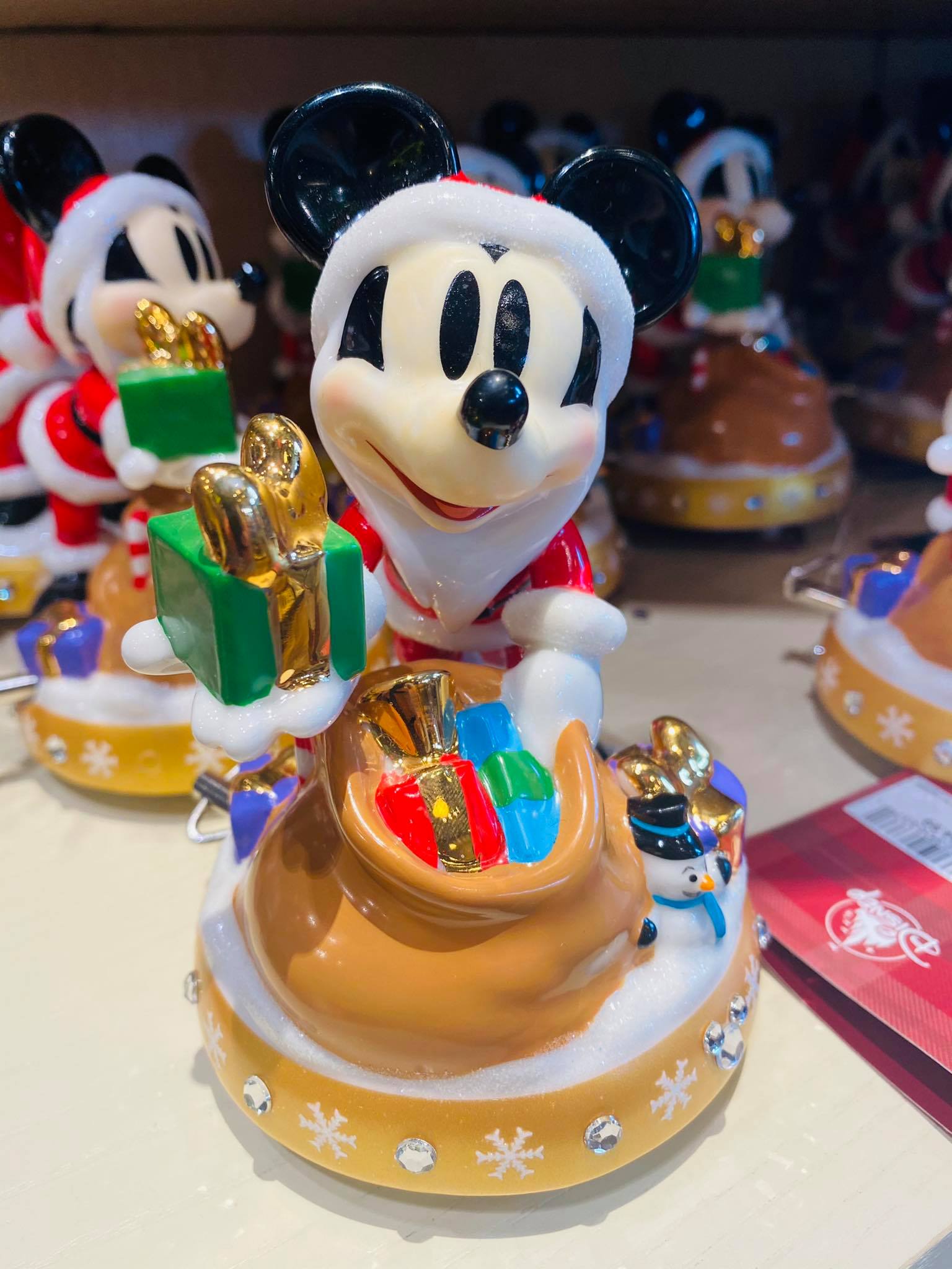 mickey musical figurine