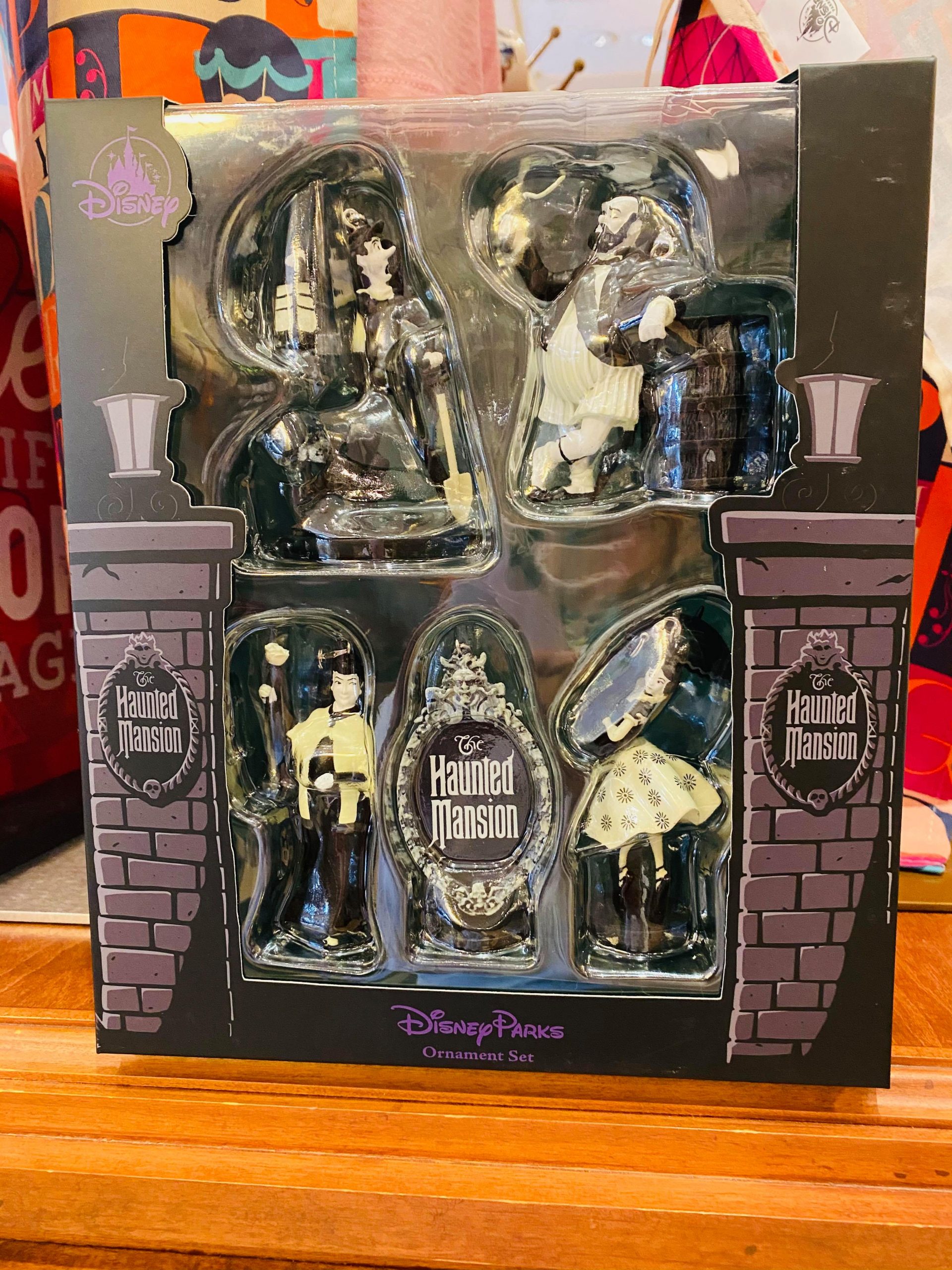 Haunted Mansion Glow in the Dark Ornament Set